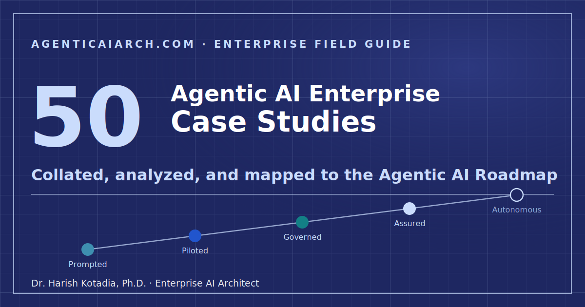 50 Agentic AI Enterprise Case Studies, Mapped to the Roadmap